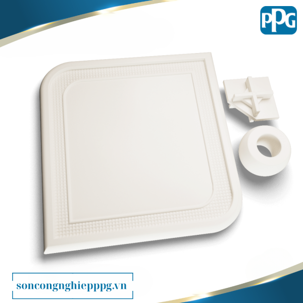 RAL 120-4 Sơn bột tĩnh điện PPG ENVIROCRON™ màu Trắng bề mặt Láng độ bóng Mờ | PCFV-80871