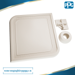 RAL 9001 Sơn bột tĩnh điện PPG ENVIROCRON™ màu Trắng bề mặt Láng độ bóng Mờ | PCTV-80454A
