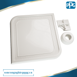 RAL 9003 Sơn bột tĩnh điện PPG ENVIROCRON™ màu Trắng bề mặt Láng độ bóng Thấp |  PCTV-80734