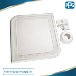 RAL 9003 Sơn bột tĩnh điện PPG ENVIROCRON™ màu Trắng bề mặt Sần cát độ bóng Mờ | PCTV-80847