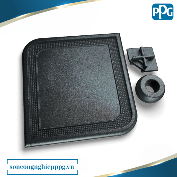 RAL 7016 Sơn bột tĩnh điện PPG ENVIROCRON™ màu Đen bề mặt Sần cát độ bóng Mờ | PCTV-90265