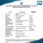 RAL 8007 Sơn bột tĩnh điện PPG ENVIROCRON™ màu Nâu bề mặt Sần độ bóng Mờ | PCTV-20122 - Ảnh 2